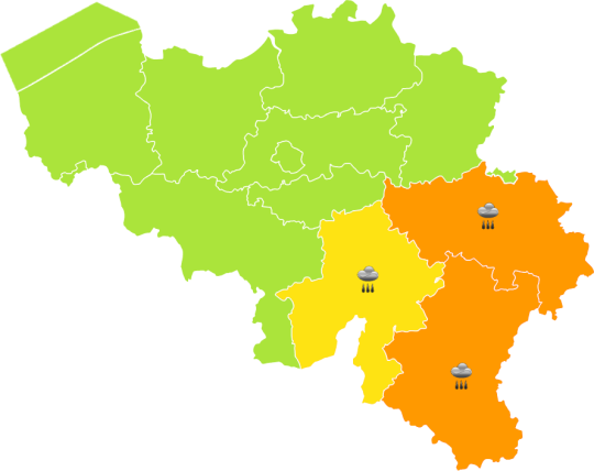Avertissement de pluie du 09/10 05H au 10/10 08H:  Entre mercredi matin et jeudi matin, la dépression Kirk provoquera des précipitations abondantes sur la moitié Sud-Est du pays. Il s'agira ... (meteo.be/fr/meteo/avert…)