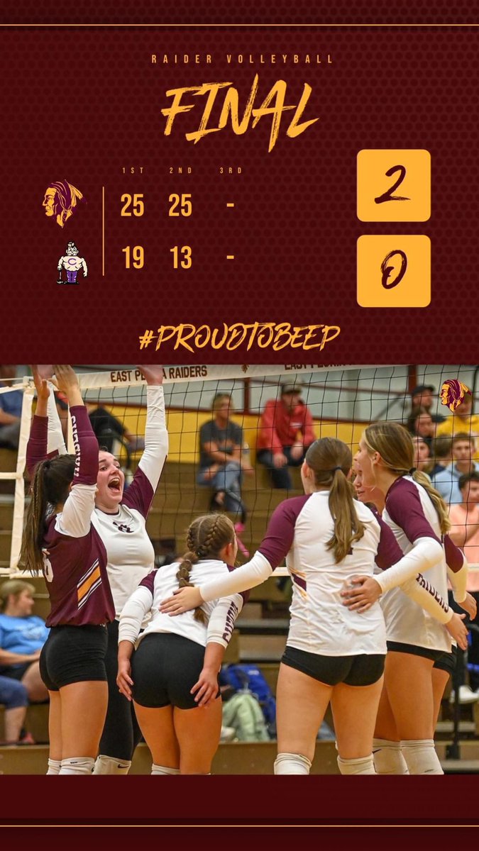 EPCHSVB's tweet image. RAIDER W! 
#programsweep #Raiderpride #ProudtobeEP