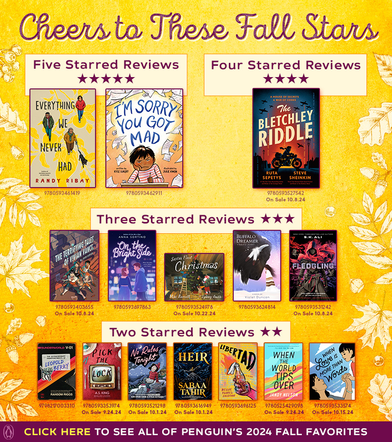 🍂🌟Stock up on new books for your class/library with this fall's star harvest! Discover all the starred reviews from 2024 with this interactive booklist! 

Explore the booklist: penguinschoollibrary.com/2024stars