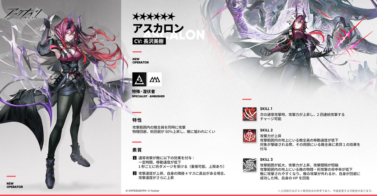 アークナイツ　ショクガン　マグネット　ロゴス ドクター アスカロン イネス Yostar OFFICIAL SHOP ONLINE / 「Just Like Old Times」シリーズ