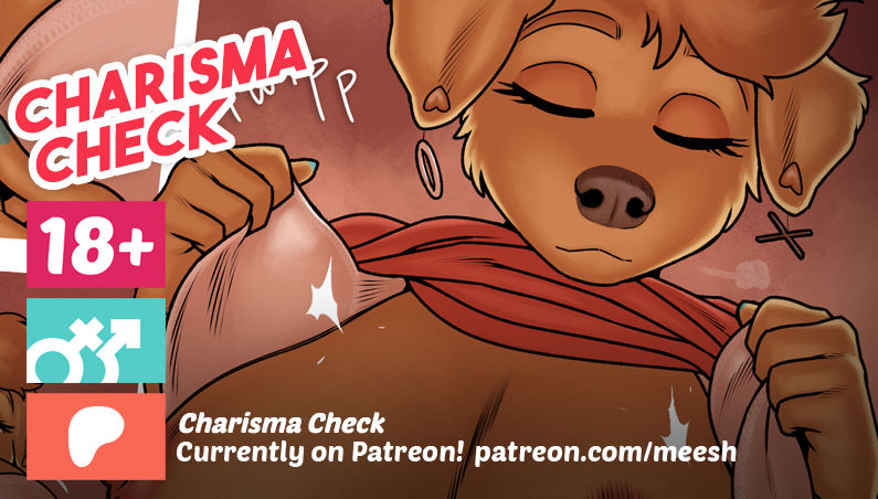 "Charisma Check | Page 23" is up on my P*treon. Comic access starts at $6! Link in bio!