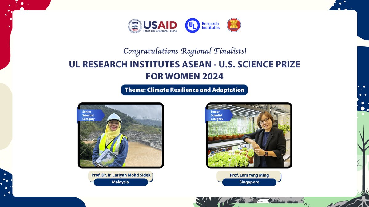 ULRI’s ASEAN-US Science Prize for Women tweet media
