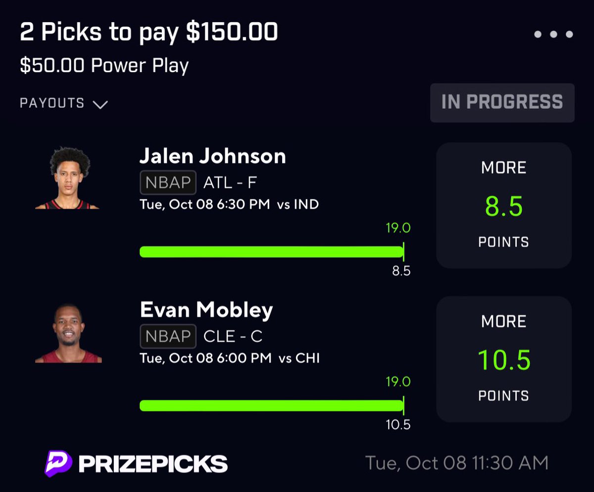 Cash it ✅✅✅✅

Told yall he was soaring  cash all bumps to😀

❤️ this post if you want more plays with writeups ❤️⤵️