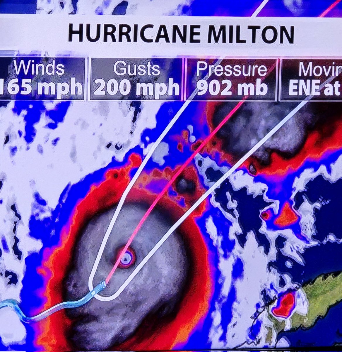 CaryPooler's tweet photo. #HurricaneMilton got that EVIL eye! https://t.co/8bIp3J8w1S