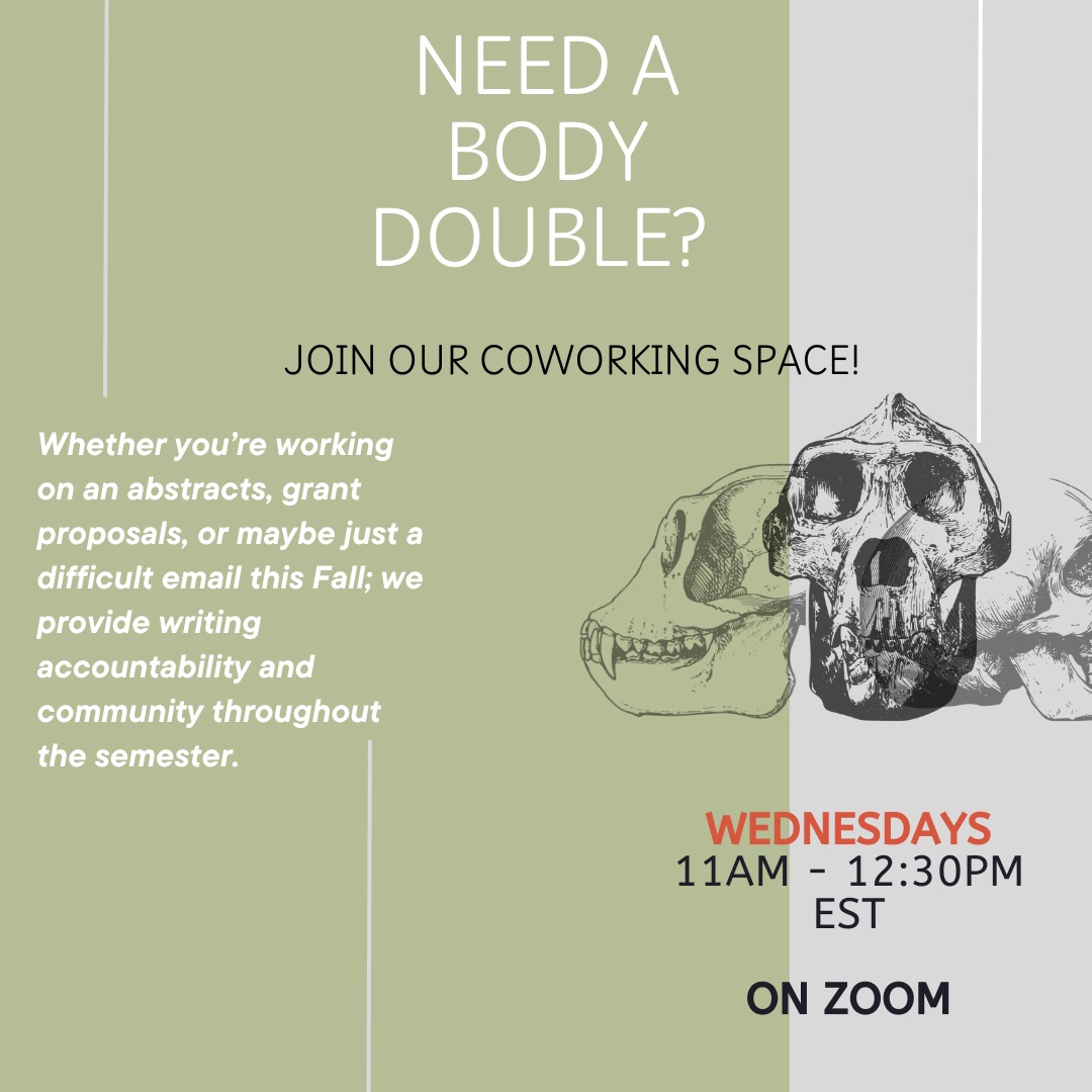 Happy Fall! Our coworking writing rooms are back and we're ready to get some work done! We invite our members and interested members to join us this semester on Wednesdays! Sign up here: form.jotform.com/233057341257150