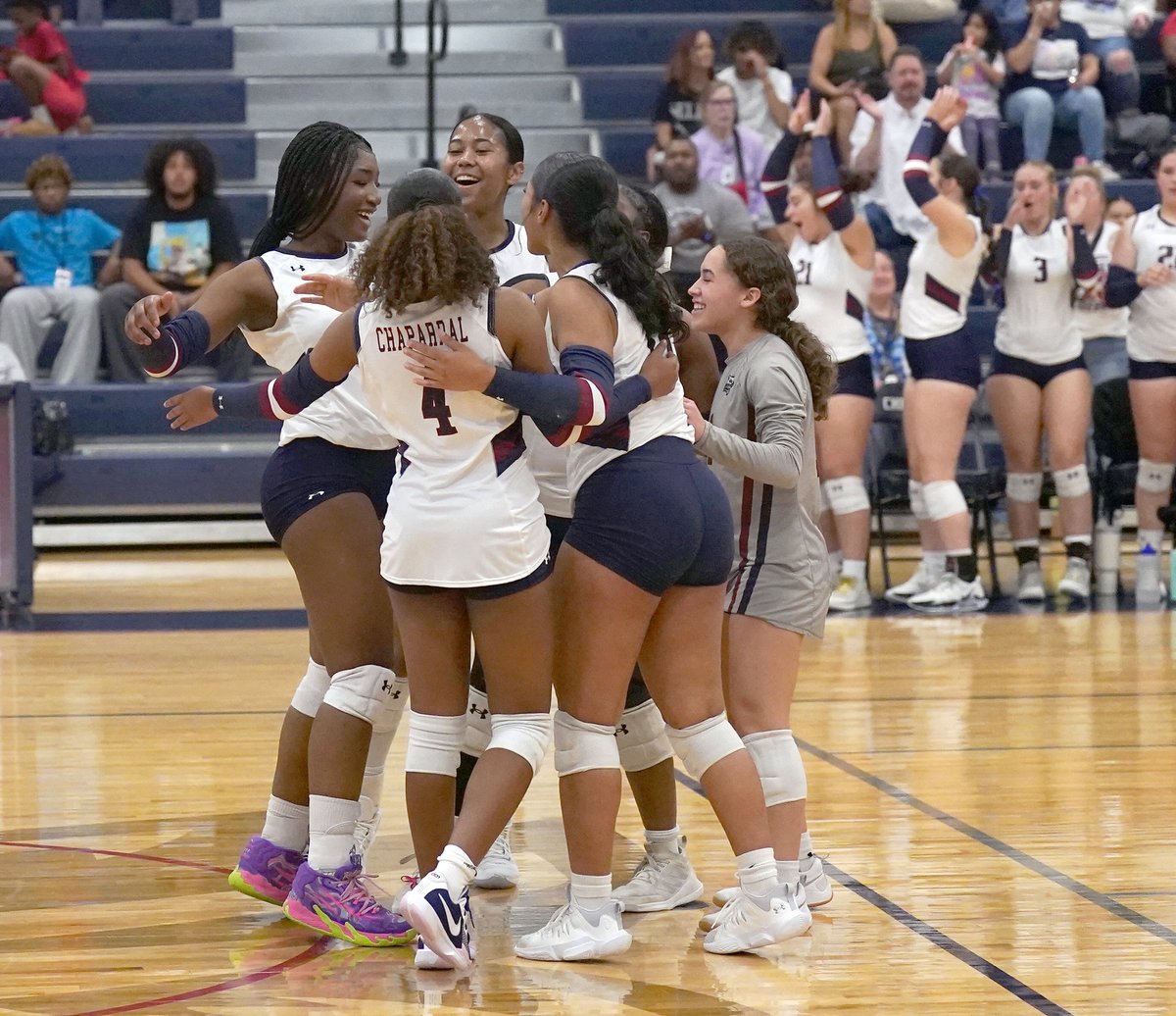 Volleyball: Big-time win Tuesday night for the Chaparral Lady Bobcats, who defeated Lake Belton in five sets and now sit solo first in District 16-5A with a 4-0 record. #WeAreKISD