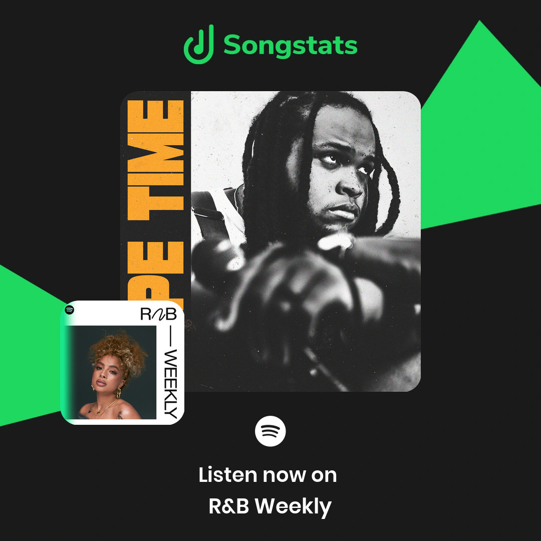 Songstats (@songstatsapp) on Twitter photo <a href="/kidtravis/">kidtravis.com</a> Awww yes! "Type Time" was added to the editorial playlist 'R&B Weekly' with over 1.05M Followers on Spotify! Congrats! Make sure to check it out on the Songstats App. <a href="/kidtravis/">kidtravis.com</a> Awww yes! "Type Time" was added to the editorial playlist 'R&B Weekly' with over 1.05M Followers on Spotify! Congrats! Make sure to check it out on the Songstats App.