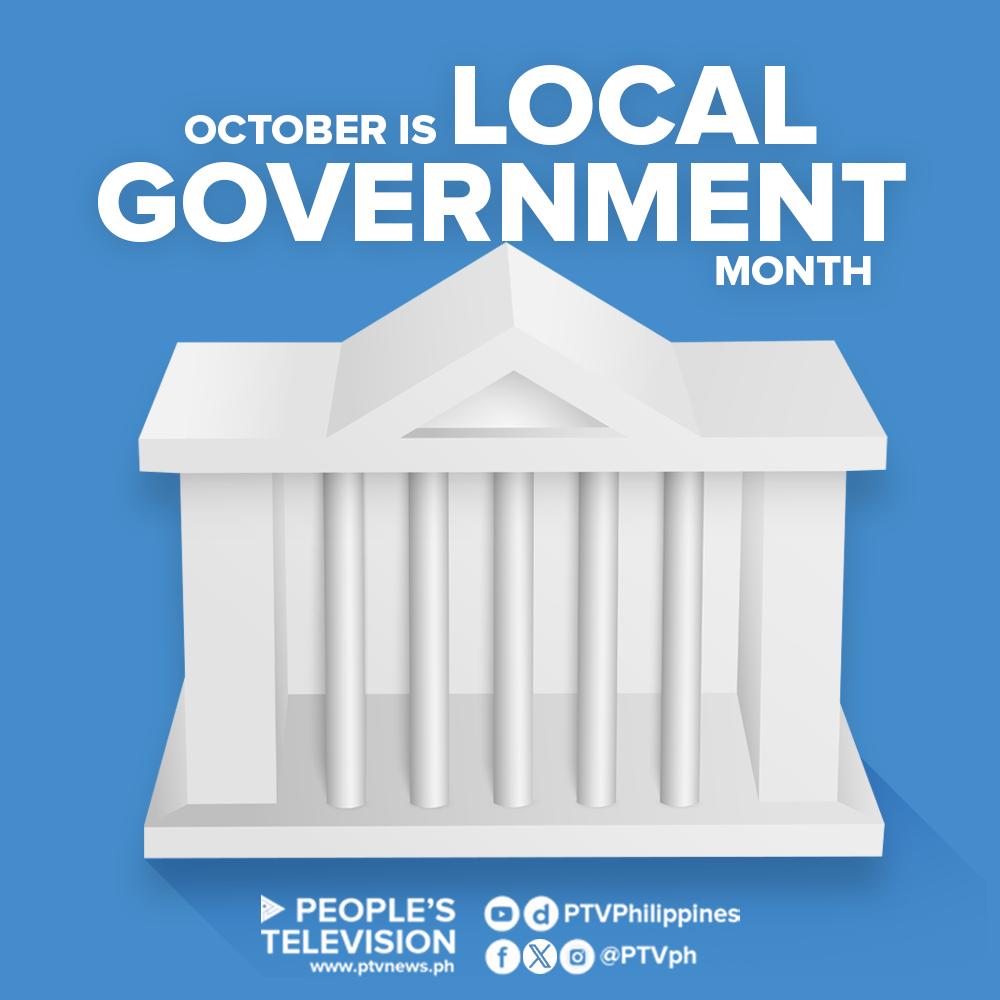PTVph's tweet photo. #AlamMoBa? Sa bisa ng Local Government Code of 1991 ay ipinagdiriwang natin kada Oktubre ng bawat taon ang #LocalGovernmentMonth upang pahalagahan ang natatanging gampanin ng pamahalaang lokal sa pagbibigay ng mabuting serbisyo sa mga Pilipino.
#PTVDigital
#ParaSaBayan https://t.co/bb3e1GoCEu