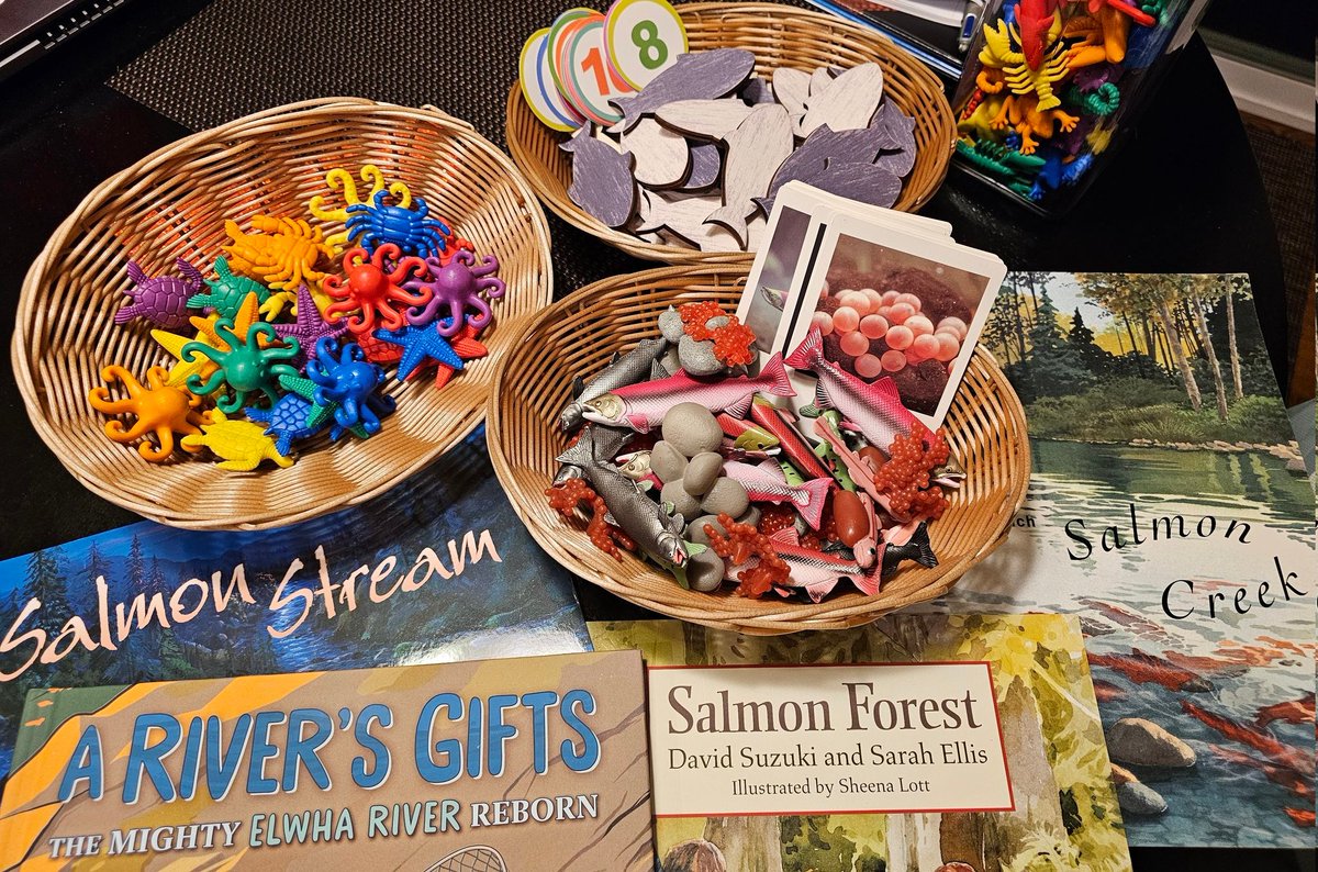 Just prepping for part of our teacher play date this Saturday morning! 🐟

We have a few spots left!

Seattle-area K-8 teachers, join us at the salmon hatchery for some outdoor learning together!  3.0 STEM clock hours available 

bit.ly/PD2_UpcomingEv…