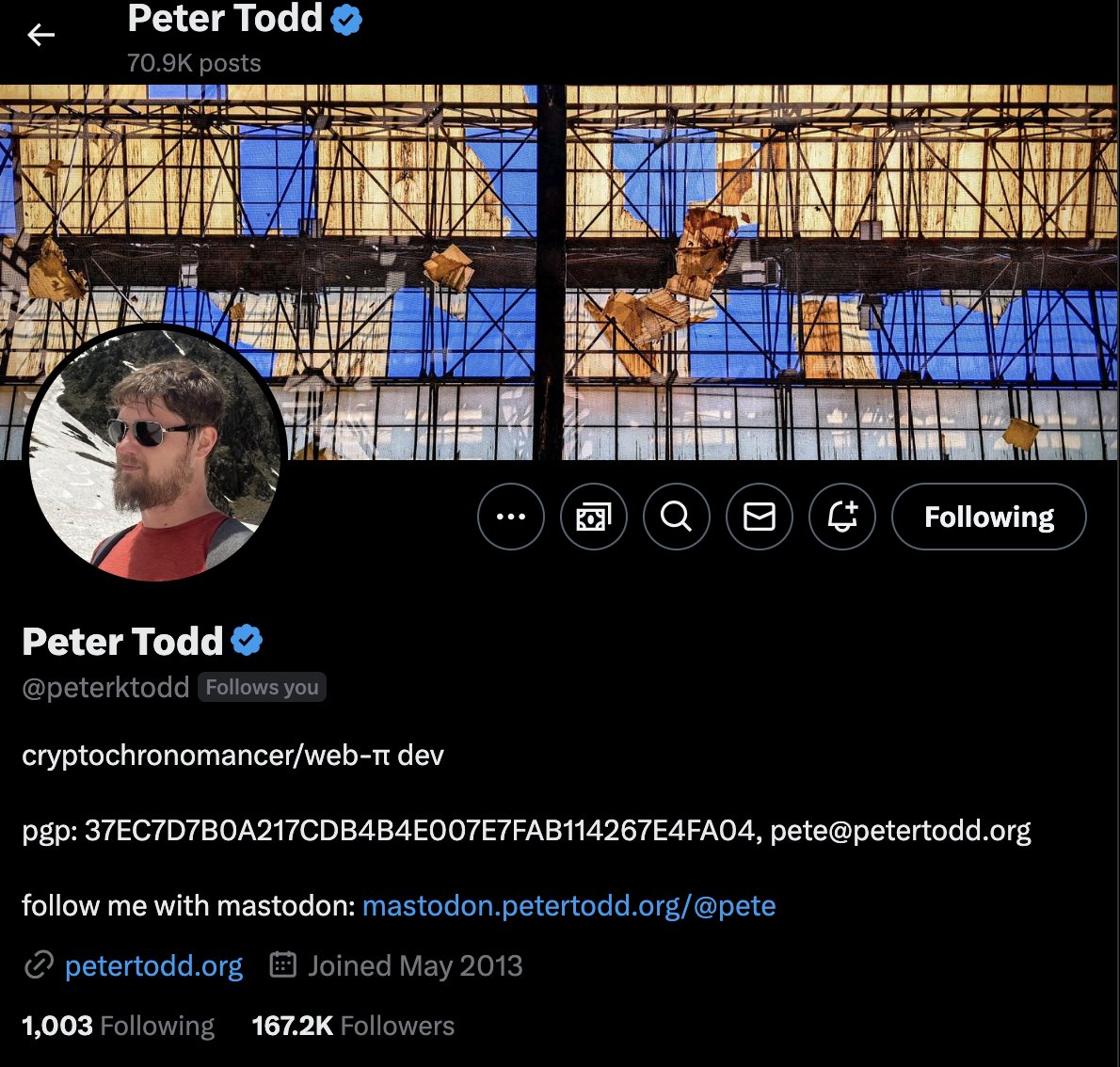 I like Peter Todd, because he followed <a href="/thebnsx/">BNSx</a>