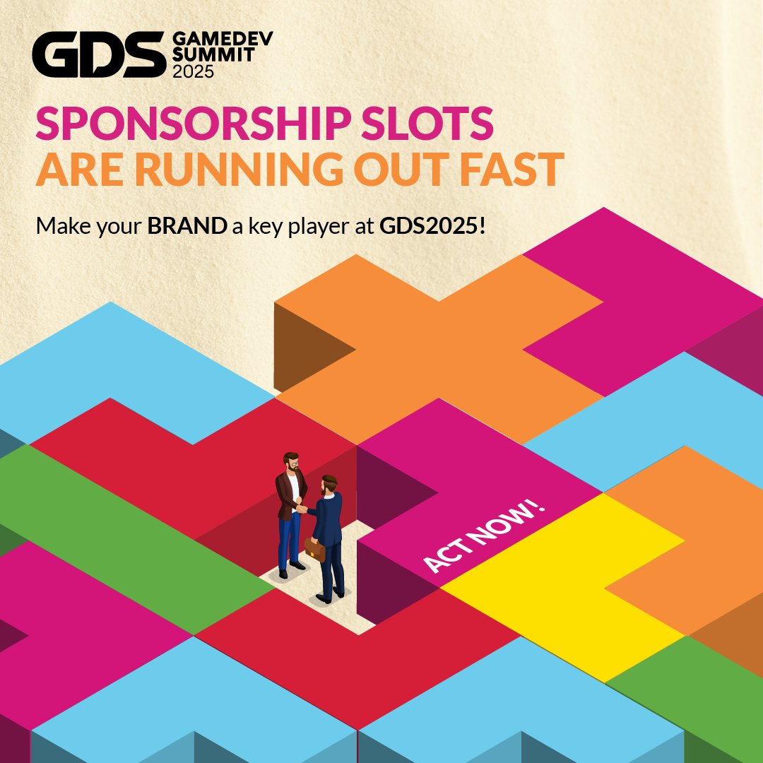 GDSummitAsia's tweet image. Only a few sponsorship slots left at GDS2025! Elevate your brand, connect with industry leaders, and make a lasting impact.
February 5-7, 2025
Boracay, Philippines
Visit gamedevsummit.co for more details. #GDS2025 #SponsorshipOpportunities #GameDevSummit #CreateMore