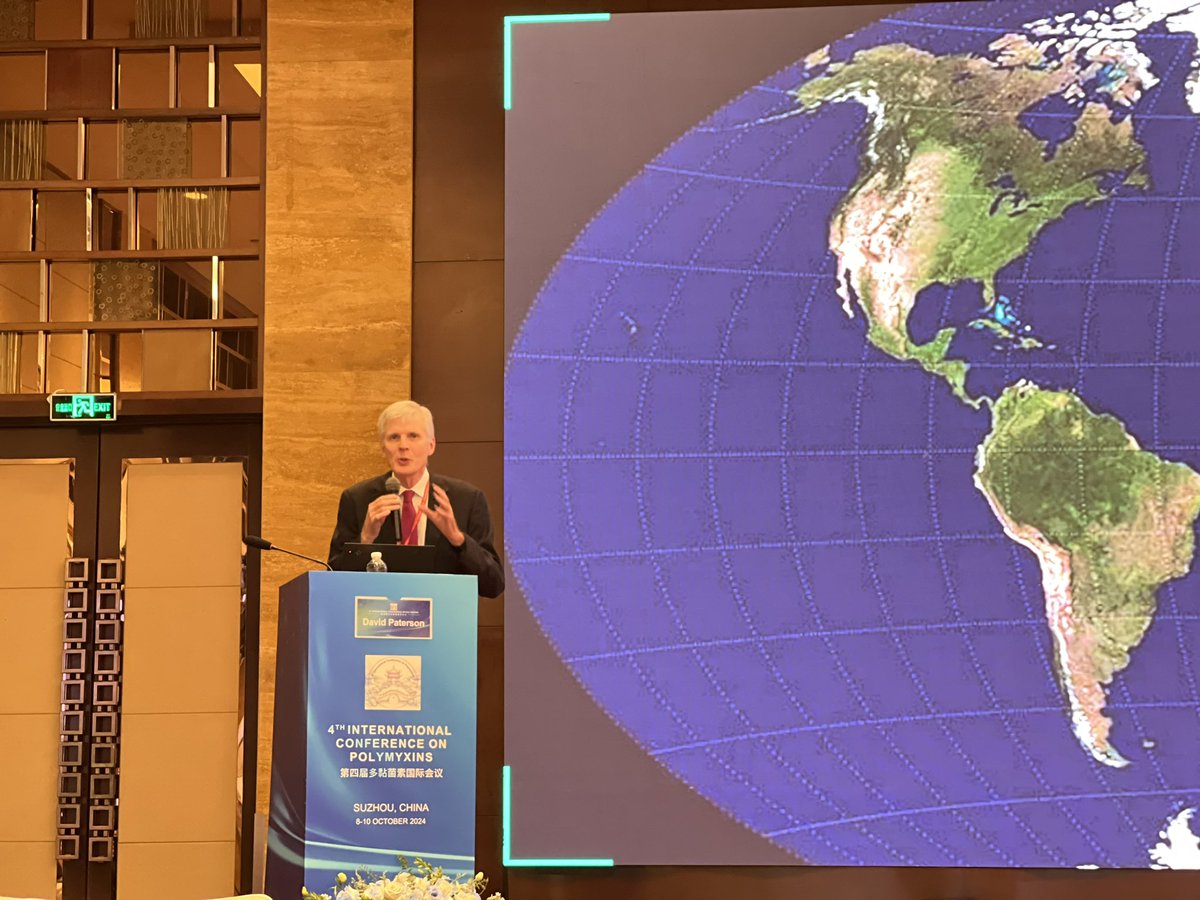 It is a great pleasure for me to listen to Professor David <a href="/davidantibiotic/">David Paterson</a> sharing the interesting clinical trial on site.