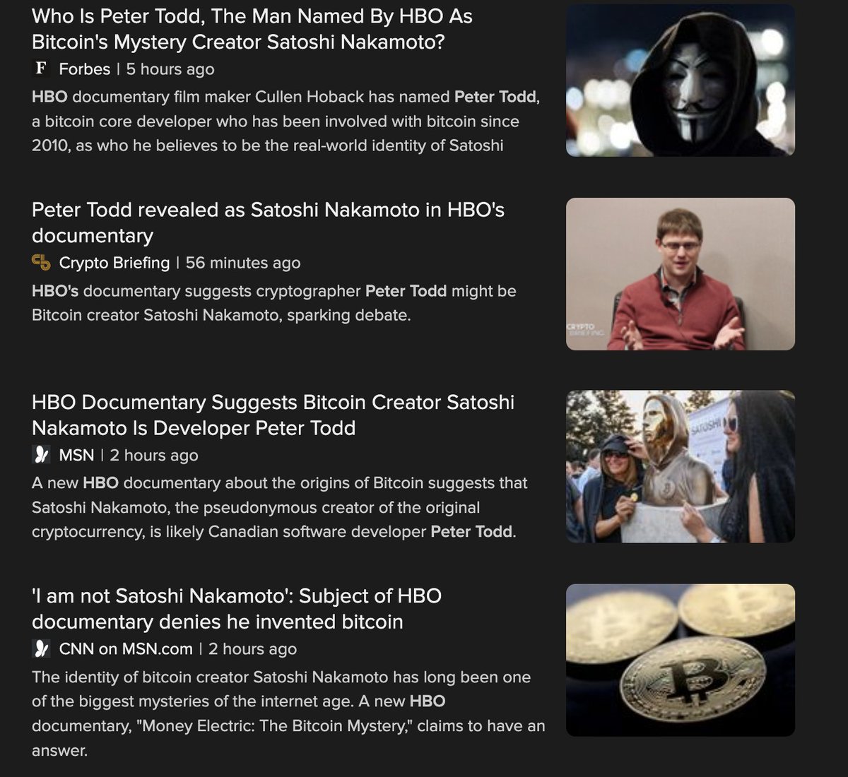 What reason is there not to continue believing in #BNSX followed by "real Satoshi" ? 😂