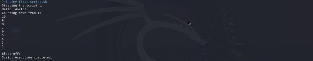 I_N_Peace's tweet image. Day 8 of #30daysofbashscripting &amp;amp; #100DaysOfCybersecurity

- Continued day 7 of putting everything I&apos;ve learnt from day 1-6 into a script. I wrote a script, following instructions.

- Modified the script, as part of the exercises. More detail👇

@akintunero @segoslavia @jay_hunts