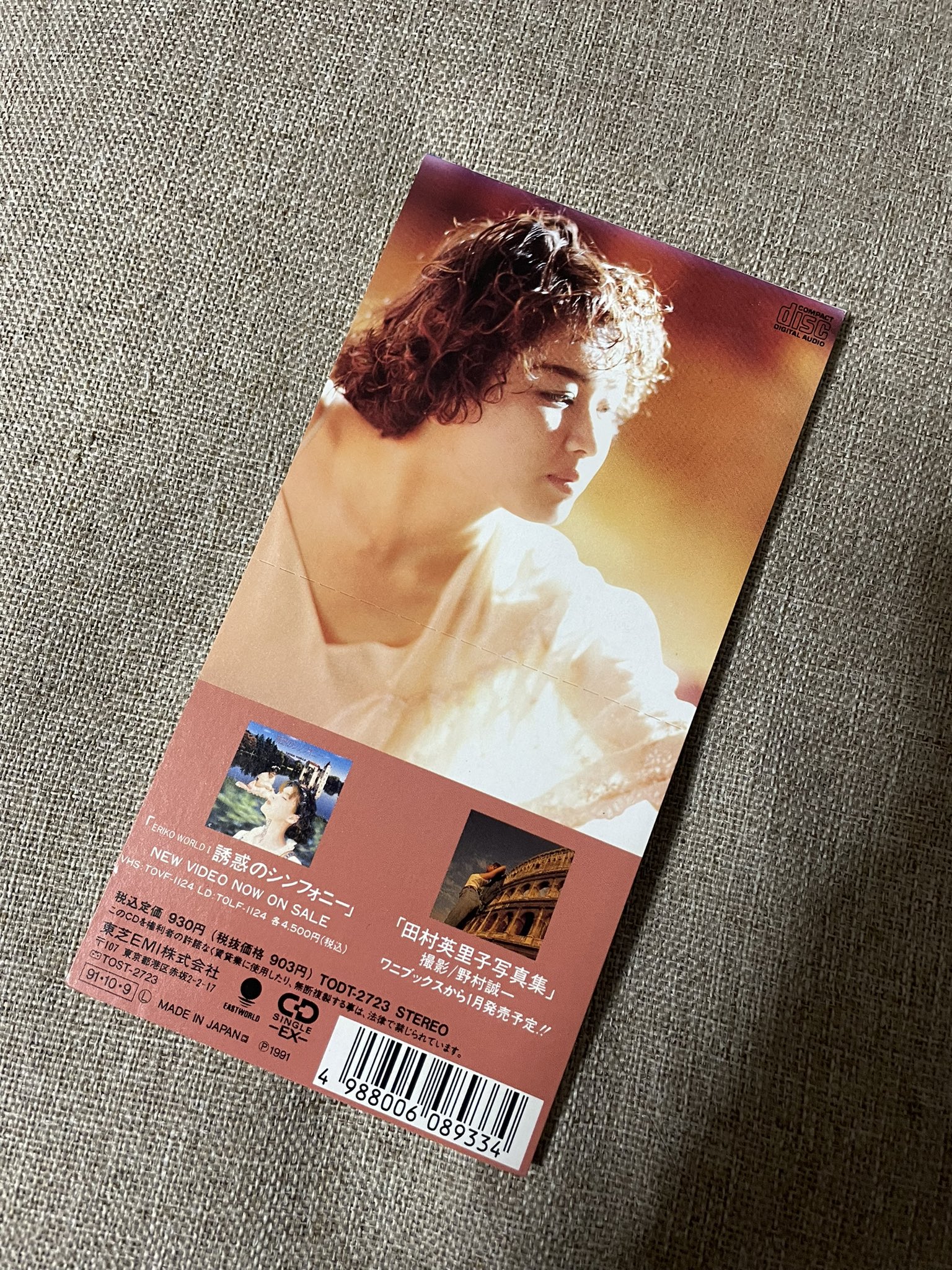 田村英里子 1991年カレンダー 1991年 田村英里子 カレンダー 未使用保管品