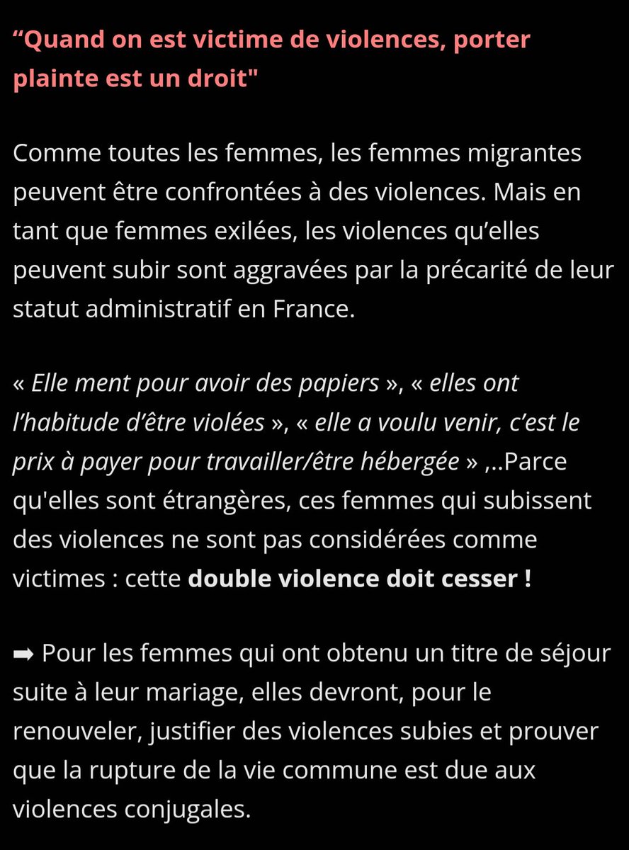 genghiskid's tweet photo. les femmes exilées subissent la double peine en terme de violence : psk elles sont femmes et psk elles sont exilées.
la prise en compte de leurs réalités et le mépris institutionnel pr leur souffrance est indigne.

je vous incite vrm à lire cet article et signer la pétition.

1/2 https://t.co/adDarjmN0I