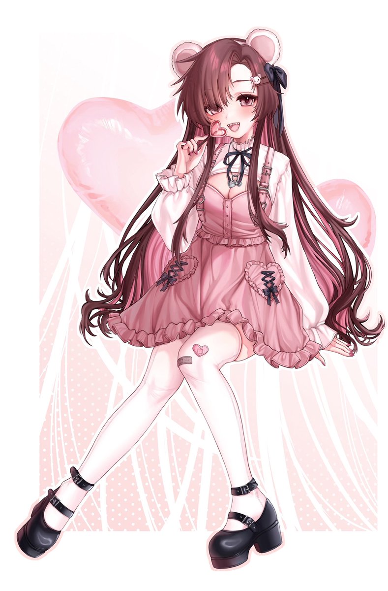 Hiruruchyan's tweet image. hii im hiruchii !! i love drawing cute pretty girls very muchhh &amp;gt;_&amp;lt;💓 
#PortfolioDay