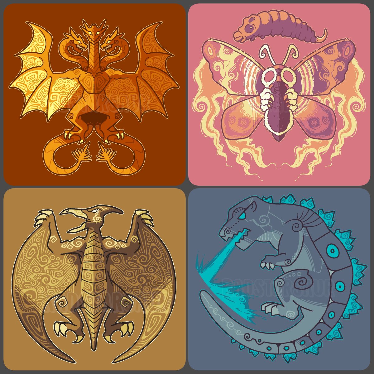 RadStarsaur's tweet image. Happy #portfolioday! I am Zach, a digital artist who lives to draw monsters and prehistoric life.