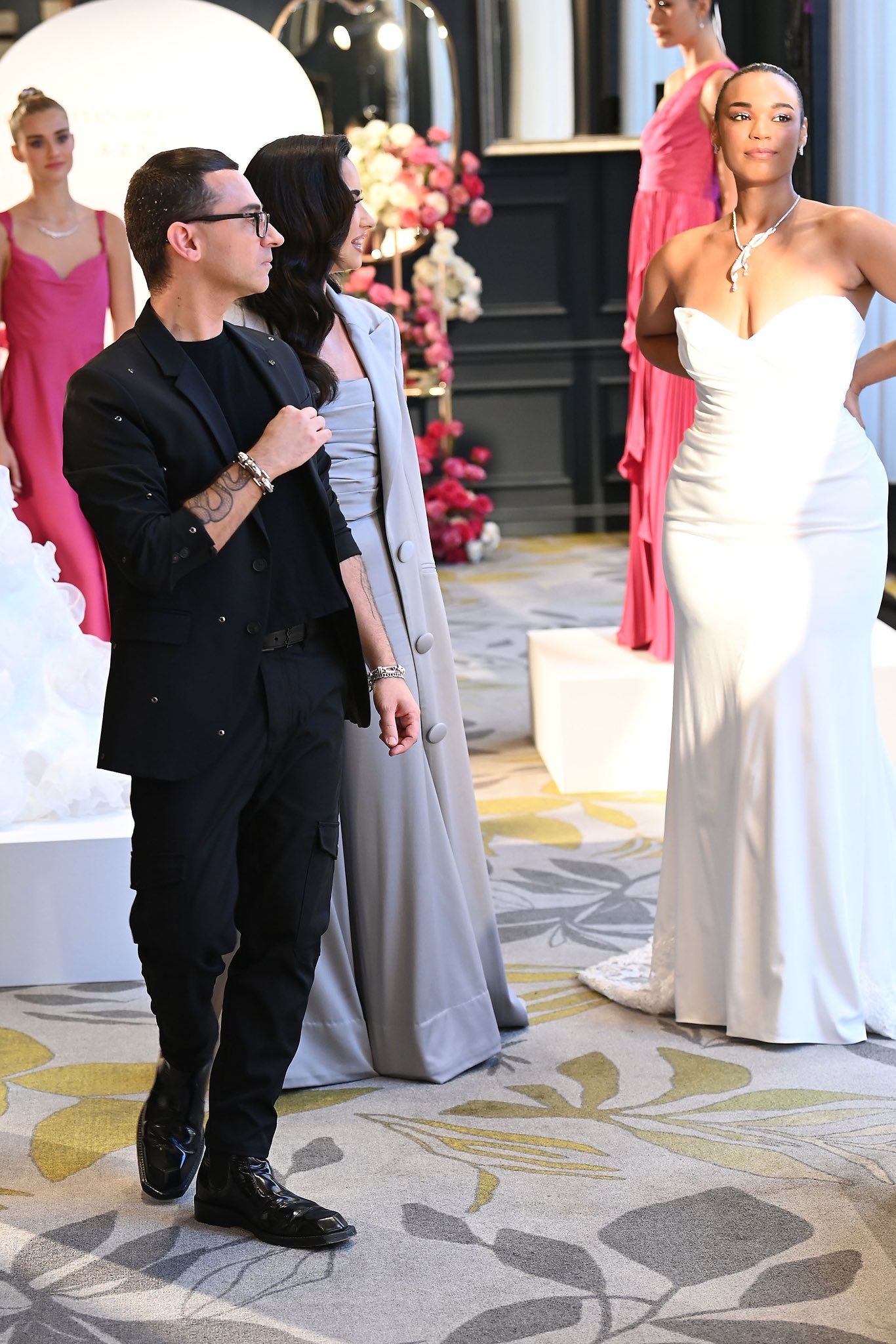 Demi Lovato News on X Demi Lovato at the Christian Siriano bridal event for Azazie in New York City NY October 8 https t qMFRZS4jbE X