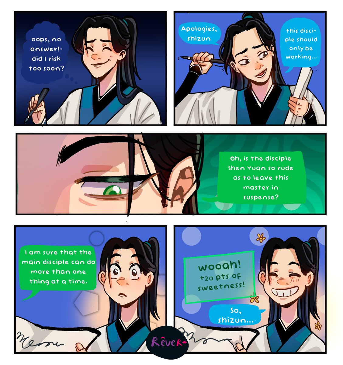 SY is the principal disciple! #svsss
uhhh, I like to think of all the possibilities about their relationship :D