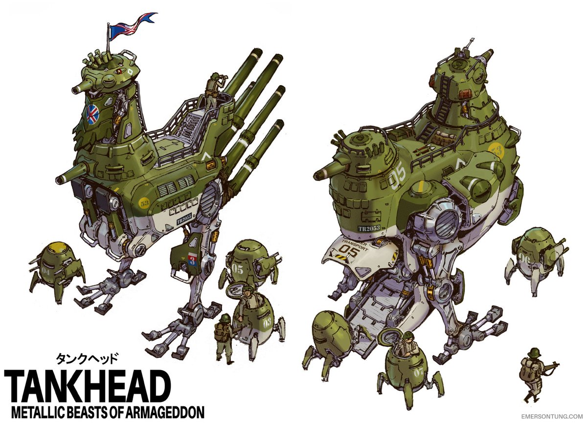 Hey #PortfolioDay , I'm the Art Director at id Software and I love drawing giant robots.