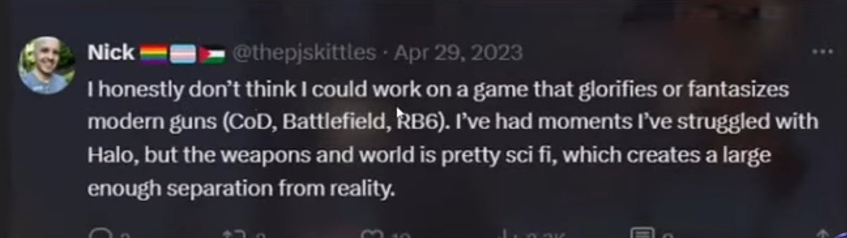 Grummz's tweet image. Microsoft is about to learn an Ubisoft lesson. These are the people in charge of Halo now.

It&apos;s cooked. Dead. Beyond recovery. Pin this tweet. Halo is GONE.