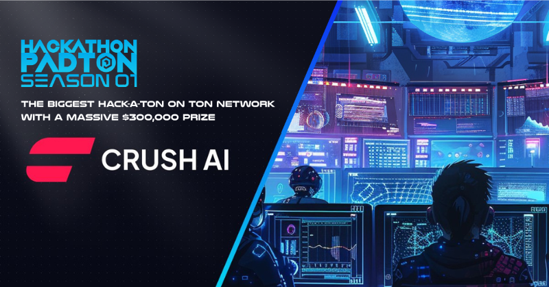 🚀 Exciting news! @CrushProtocol has joined the PadTON Hackathon Season 1! 

As a leading LLM-powered crypto super app with AI Agents, Crush is ready to showcase its innovative solutions, research, and trading tools in the DeFi space. 

📷#CrushAI #PadTONHackathon #CryptoTech