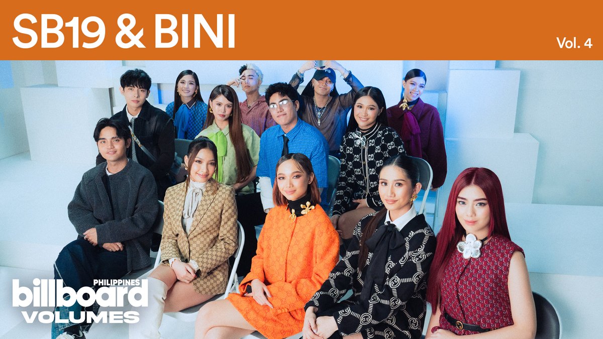 BBPHOfficial's tweet photo. SB19 (@SB19Official) and BINI (@BINI_ph) come together for a special episode of Billboard Philippines Volumes as part of our #BBPHPpopUnite series! 

Watch the full episode now on YouTube now: https://t.co/0sXz6PuBaW https://t.co/qMk12MPIaP