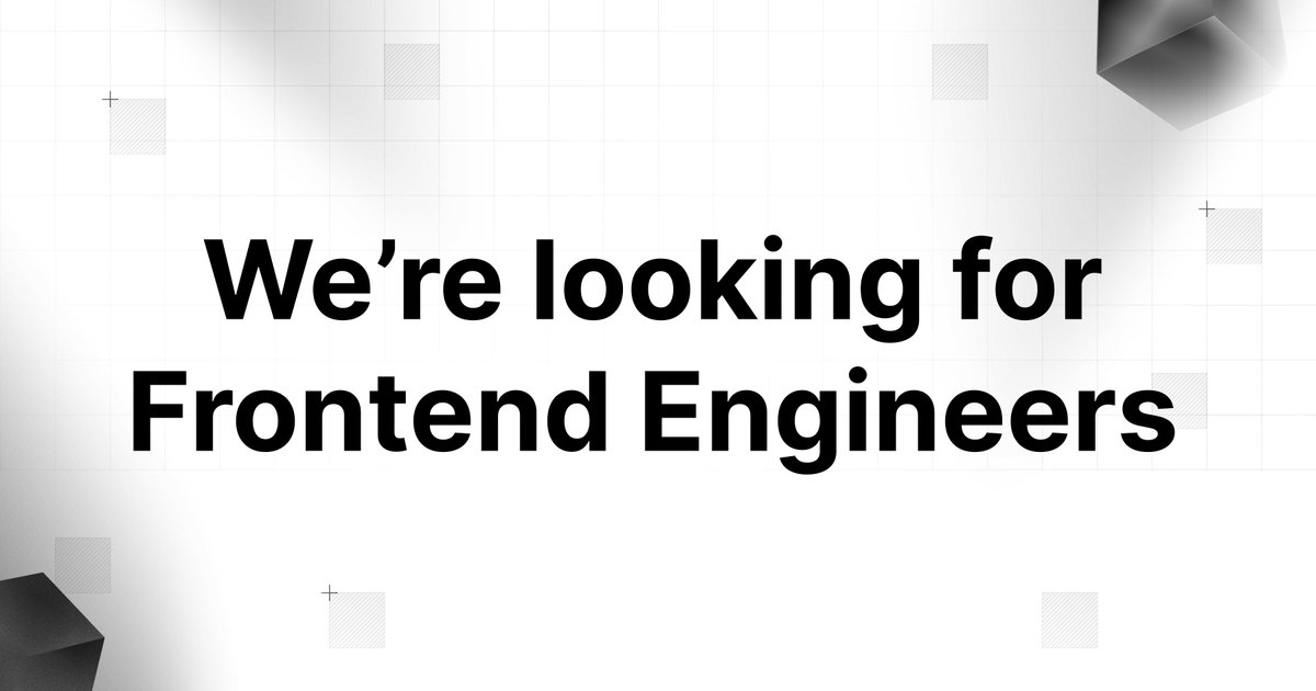 We're Hiring Frontend Engineers <a href="/stackai/"></a> 
 
Are you passionate about creating delightful user experiences and democratizing access to AI?

DM me!

🙏 Referrals/Reposts appreciated