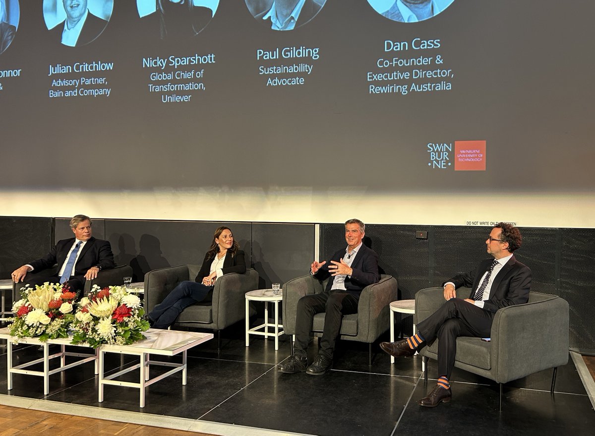 "Competition is a mindset in the market and if you think you're losing competition you're more inclined to act", Globally recognized author, strategist and advocate <a href="/paulgilding/">Paul Gilding</a> at 2024 Chancellor's Oration.