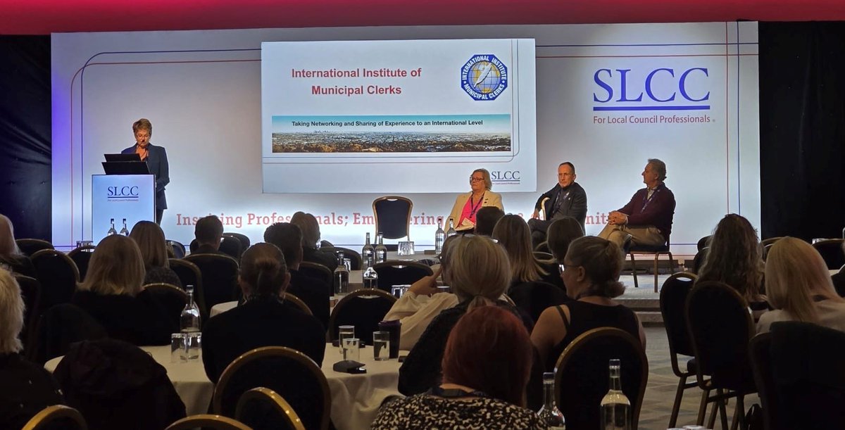 SLCC (@slccnews) on Twitter photo Great session from IIMC today at #SLCCNational! 🌍
IIMC is taking networking & sharing of experience to an international level. Thanks to Linda Larter, <a href="/SevenoaksTC/">Sevenoaks Town Clerk</a> & Region XI Director, Lisa Garcia, IIMC President, <a href="/EDIIMC/">Chris Shalby</a> & <a href="/arnoutvankooij/">Arnout van Kooij</a>
#IIMC #InternationalClerks Great session from IIMC today at #SLCCNational! 🌍
IIMC is taking networking & sharing of experience to an international level. Thanks to Linda Larter, <a href="/SevenoaksTC/">Sevenoaks Town Clerk</a> & Region XI Director, Lisa Garcia, IIMC President, <a href="/EDIIMC/">Chris Shalby</a> & <a href="/arnoutvankooij/">Arnout van Kooij</a>
#IIMC #InternationalClerks