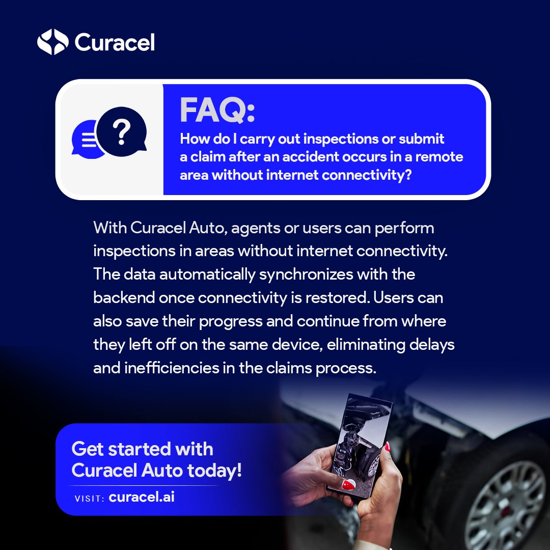 Curacel (YC W22) on X: “No internet? No problem! With Curacel Auto