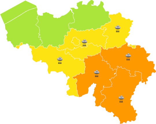 🌧️<a href="/meteobenl/">KMI</a> kondigt voor 09/10 in Vlaams-Brabant code geel af wegens hevige regenval 🟡
Hulp nodig van de brandweer? Gebruik bij voorkeur het e-loket 1722.be of bel 1722.
Bel enkel 112 wanneer iemand in levensgevaar is of bij brand!!