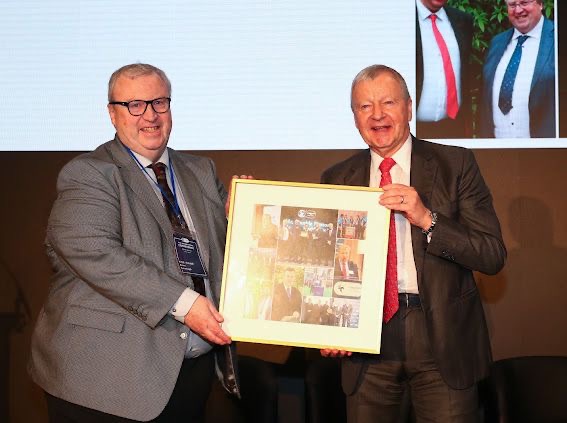 So good to see EMHF Chair Brian Kavanagh honoured in Paris, on stepping down after 16 years as IFHA Vice-Chair. Great that we will still benefit from having him on board for another 8 months.