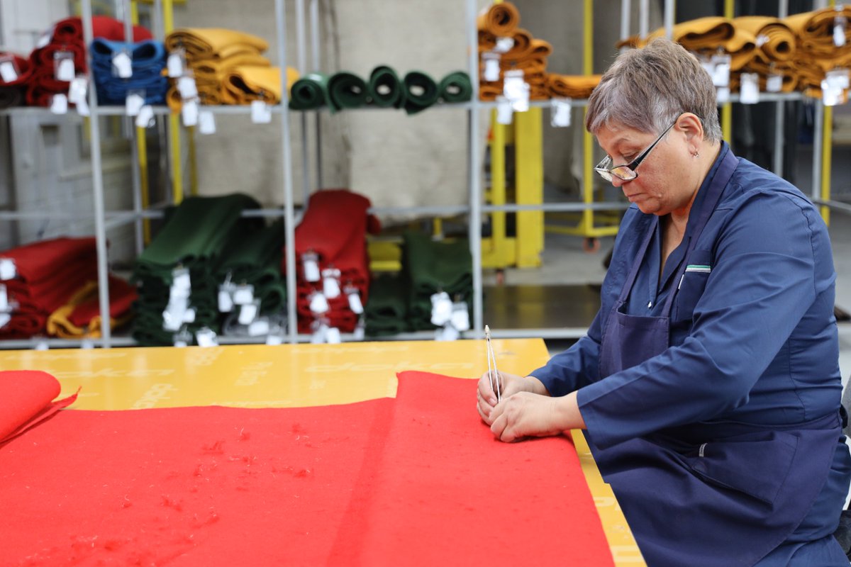 BCAmagazine's tweet image. Wool enterprise expanding the production; for more info kindly visit facebook.com/businesscentra… #Kyrgyzstan #woolprocessing #felt