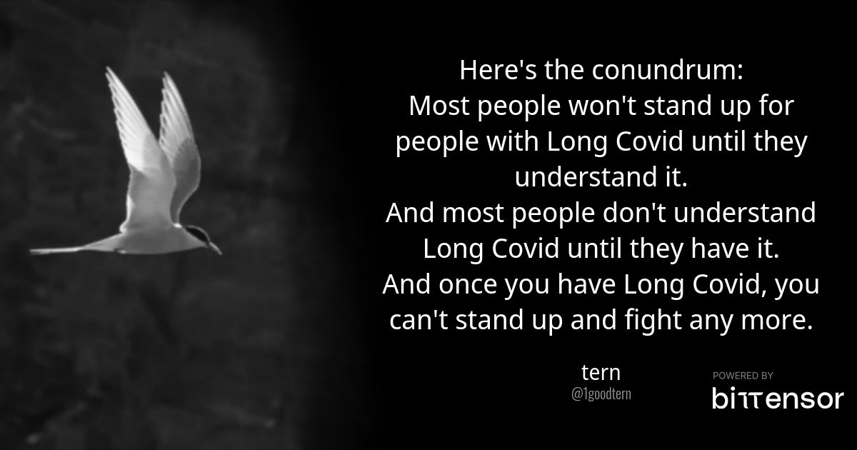 _CatintheHat's tweet photo. This ⬇️ is indeed the crux of the problem.

Those with Long Covid, particularly the most severe cases, just drop off the radar. They become invisible. 🫥 https://t.co/HsrLRjmdIh