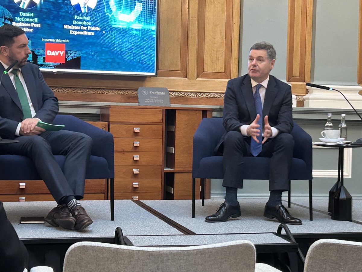 Morning chat with ⁦<a href="/McConnellDaniel/">Daniel McConnell</a>⁩ and Pascal O’Donohue #budget2024 #businesspost