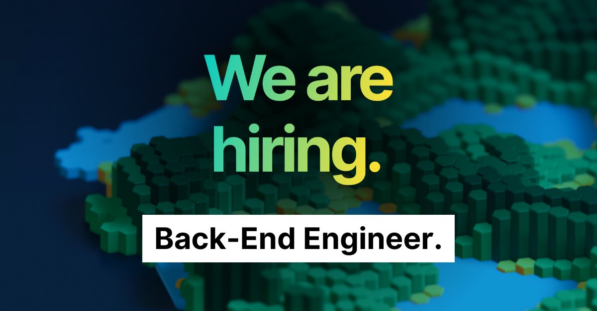 Vizzuality's tweet photo. 🚀 We're hiring a Back-End Engineer (NodeJS/TS)! You'll work on impactful projects &amp; with passionate experts. Remote, €30k-€49k.

🗓️ Apply by October 27: https://t.co/7aXXzUzURI 

#hiring #backendengineer #climatechange #sustainability #tech4good https://t.co/zj6vuwTVJO