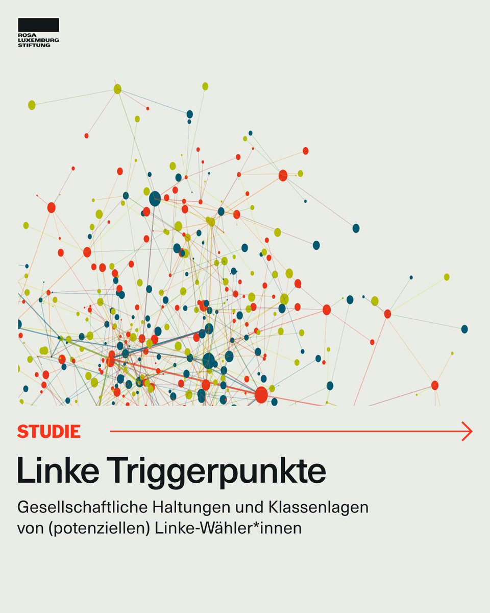 #LinkeTriggerpunkte: Welche Ansichten die potenziellen Wähler*innen der Linken vertreten (und was potenzielle Gewinn- und Verlustpositionen sind) untersucht Carsten Braband in unserer neuesten Studie. 👇
rosalux.de/publikation/id…