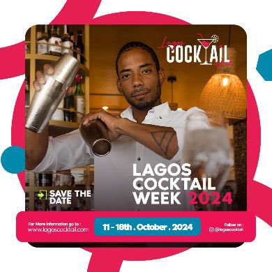 bellanaija's tweet photo. Lagos, it's about to go down!
Lagos Cocktail Week 2024 is around the corner. Prepare to experience masterclasses, cocktail tastings, networking and much more.
Mark your calendars! October 11th to 18th.
See more: https://t.co/rwkSSEBo9u
#LagosCocktailWeek #LCW2024 https://t.co/CKHs1uJgjz