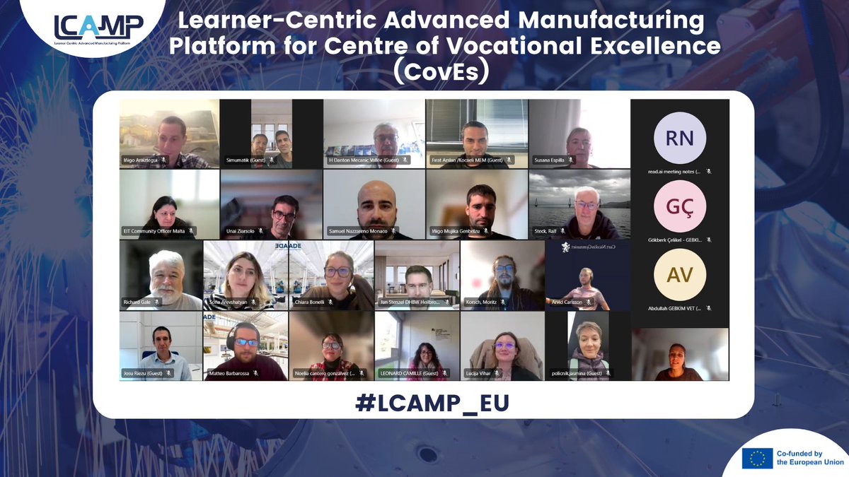 🌐 LCAMP's whole Consortium Online Meeting took place yesterday!

With two years left until completion in June 2026, we are excited to report positive updates!

🔗Read more: lcamp.eu/2024/10/08/lca…
