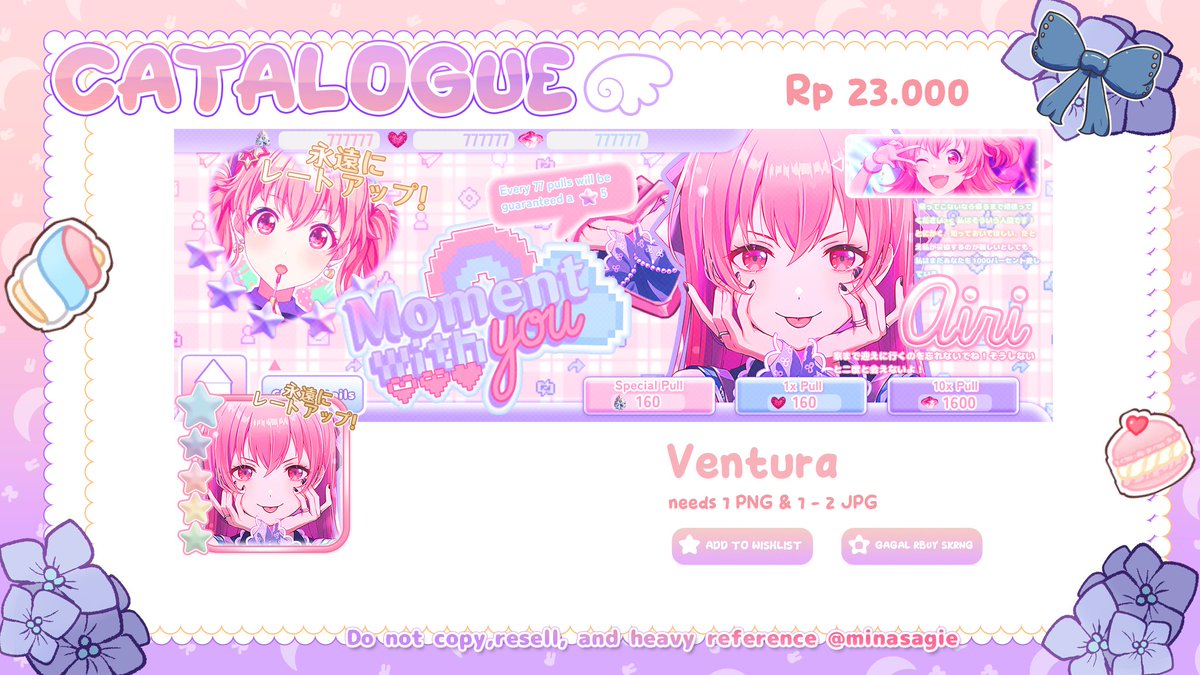 HELP OSPEKKK!!
any interaction is appreciated🫶

HALOO! Mina membawa 2 anak baru nihh >__< jika ada yang kurang aman boleh DM aku aja yaa <3 Untuk harga yang tertera adalah harga byreq(+2k) Semua model katalog akan aku jual saat RS nanti :3

#zonauang #zonaba