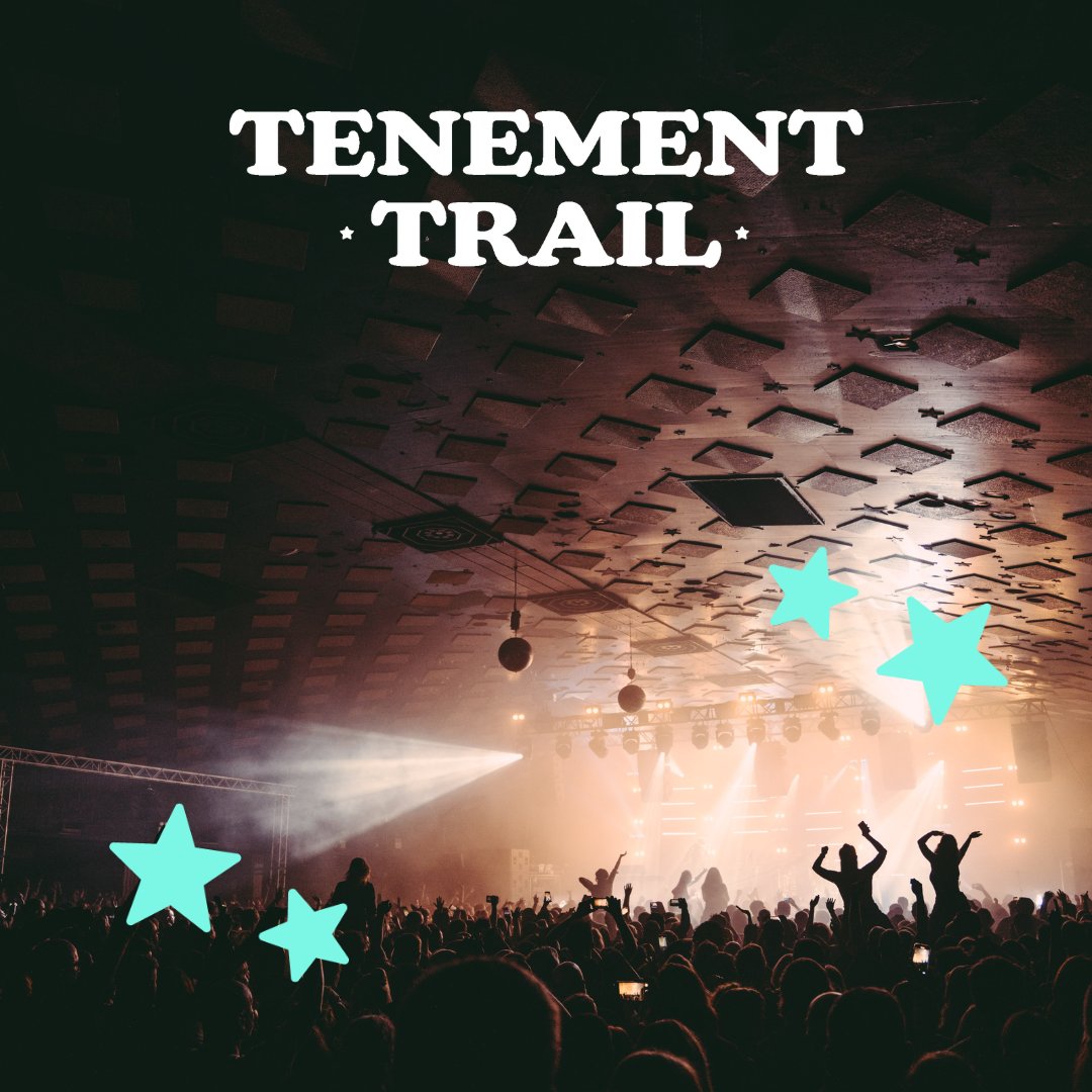tenement_trail's tweet photo. YAS! IT'S TENEMENT TRAIL DAY!
Final tickets online, or available via @BarrasArtDesign Backyard box office which opens at 1PM.
🎫https://t.co/MjpybikwZJ
See you down the front! #TT24 https://t.co/CLaBjn4EUH