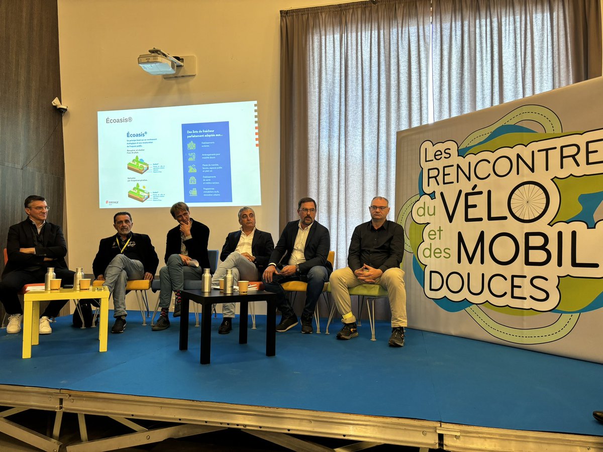 [Direct] La 3e édition des rencontres du vélo et des mobilités douces à #Aubagne se poursuit avec une table ronde au sujet de la place du vélo dans l’aménagement de d’une ville durable ! 🚴‍♀️