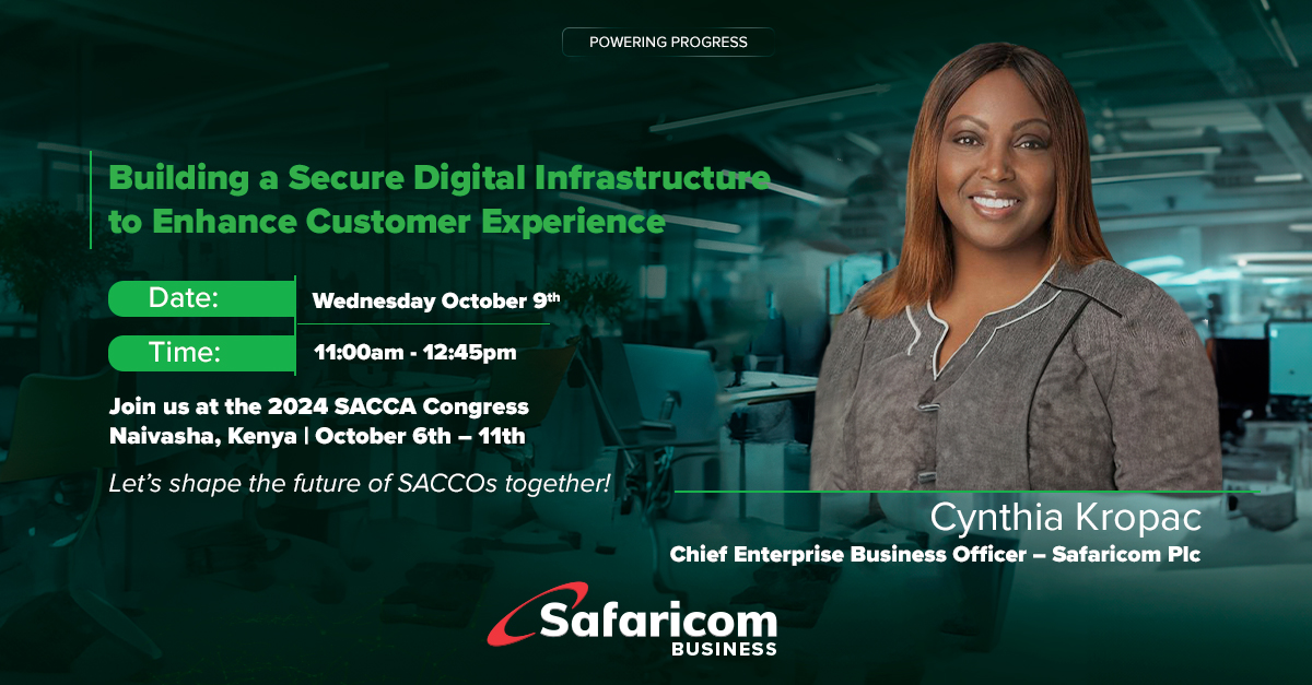 Our Chief Enterprise Business Officer <a href="/Cynthia_Kropac/">Cynthia K</a>  will be speaking at the 2024 SACCA Congress. Join us for an insightful session on all matters tech as Cynthia shares her expertise on how a robust digital infrastructure can enhance customer experience and support the growth
