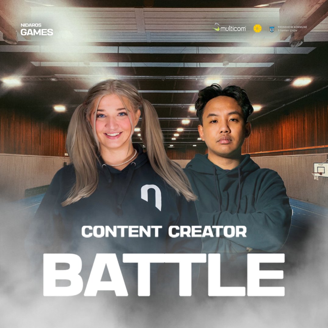 Through a series of challenges, we’re going to find out one thing:

Who is the best content creator? Hixxi or Salad?

Saturday kl 18.15 👇
twitch.tv/nidarosesport

#nidarosgames #pushingthegrind