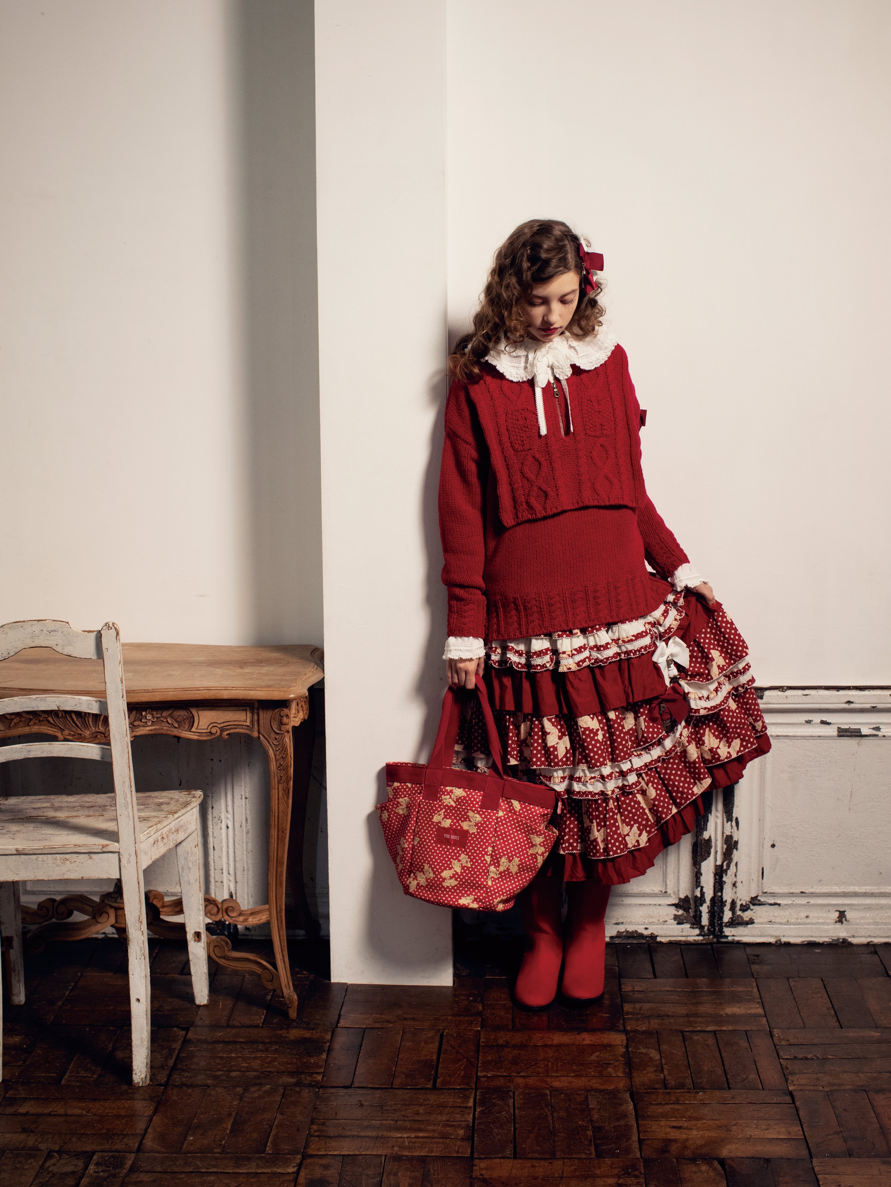 ピンクハウス ワンピース 美品 (ウィンターフォレストトリート ピンクハウス ワンピース 美品 (ウィンターフォレストトリート