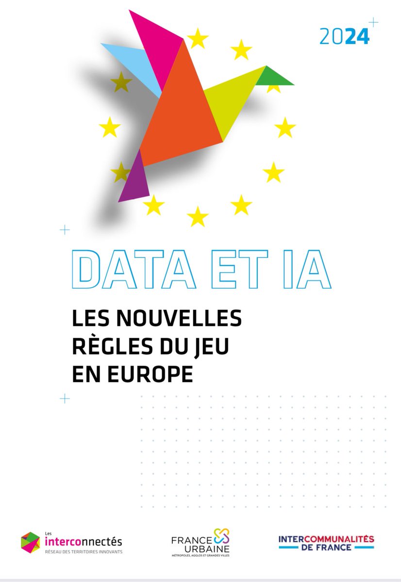 Francky TRICHET (@franckytrichet) on Twitter photo "Data et IA : les nouvelles règles du jeu en Europe". Excellent état de l'art des discussions numériques au sein des institutions européennes. Merci <a href="/schignard/">Simon Chignard</a> pour ce travail impulsé pour les territoires <a href="/INTERCOnnectes/">Les INTERCOnnectés</a> <a href="/France_urbaine/">France urbaine</a> <a href="/IntercoDeFrance/">Intercommunalités de France</a>. interconnectes.com/wp-content/upl… "Data et IA : les nouvelles règles du jeu en Europe". Excellent état de l'art des discussions numériques au sein des institutions européennes. Merci <a href="/schignard/">Simon Chignard</a> pour ce travail impulsé pour les territoires <a href="/INTERCOnnectes/">Les INTERCOnnectés</a> <a href="/France_urbaine/">France urbaine</a> <a href="/IntercoDeFrance/">Intercommunalités de France</a>. interconnectes.com/wp-content/upl…