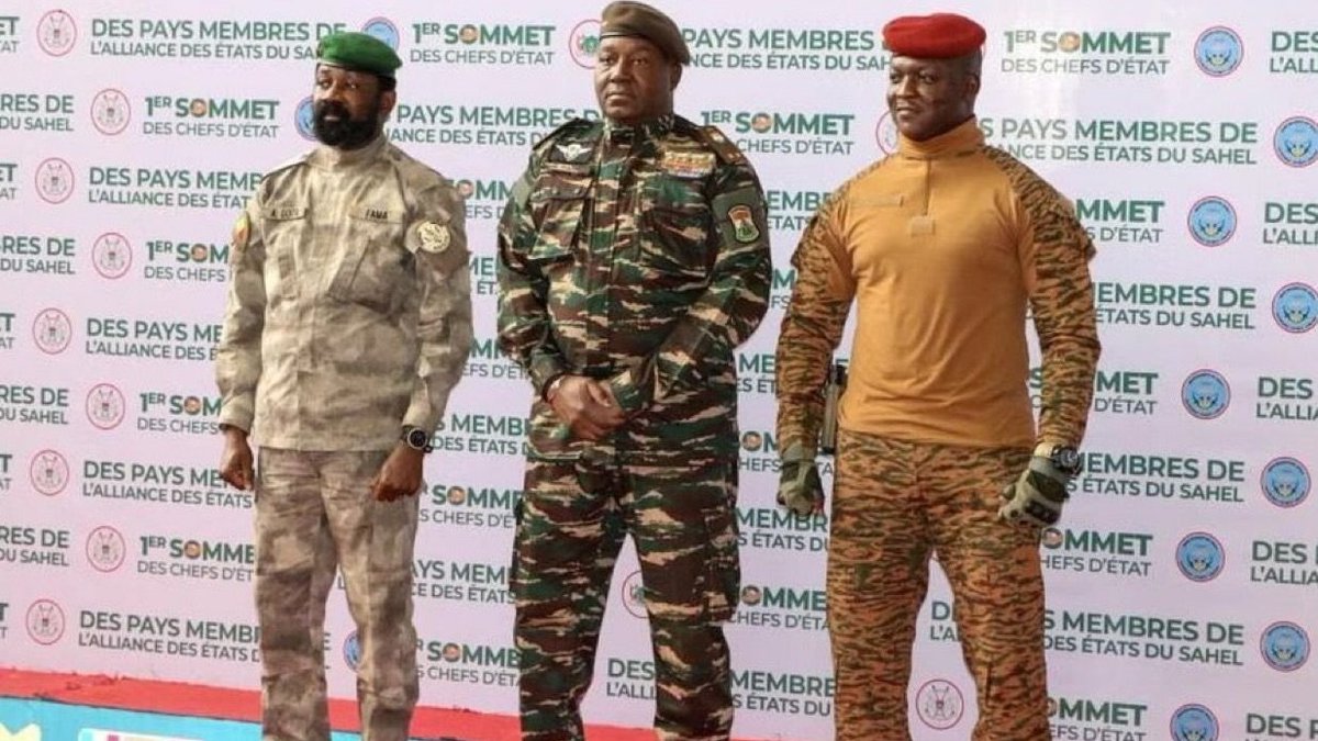 BREAKING: 

Burkina Faso, Niger, and Mali aim to ditch the French currency and join BRICS.