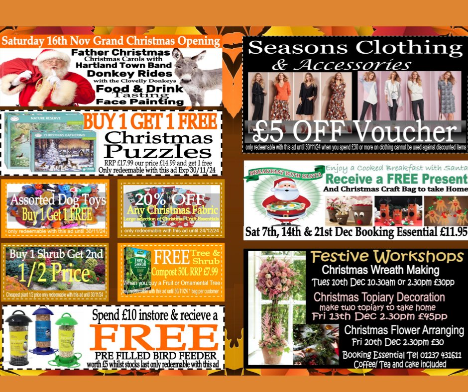 The Merry Harriers Garden Centre - North Devon tweet media